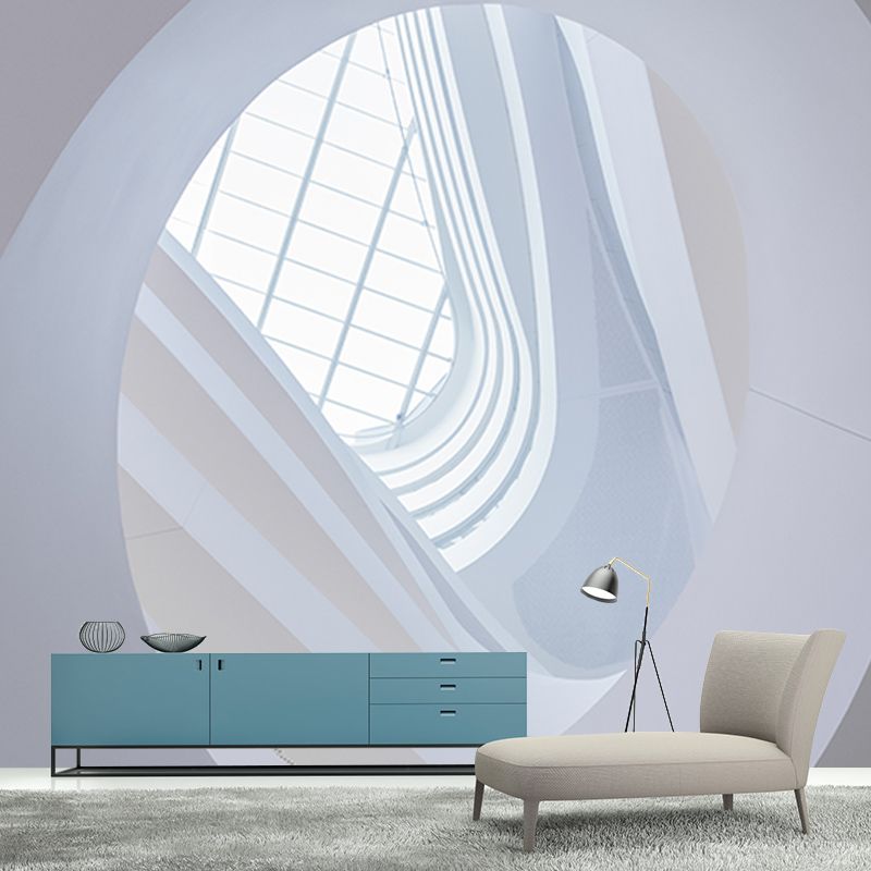 Space Extension Wall Covering Stain Resistant Wall Mural Decal for Living Room