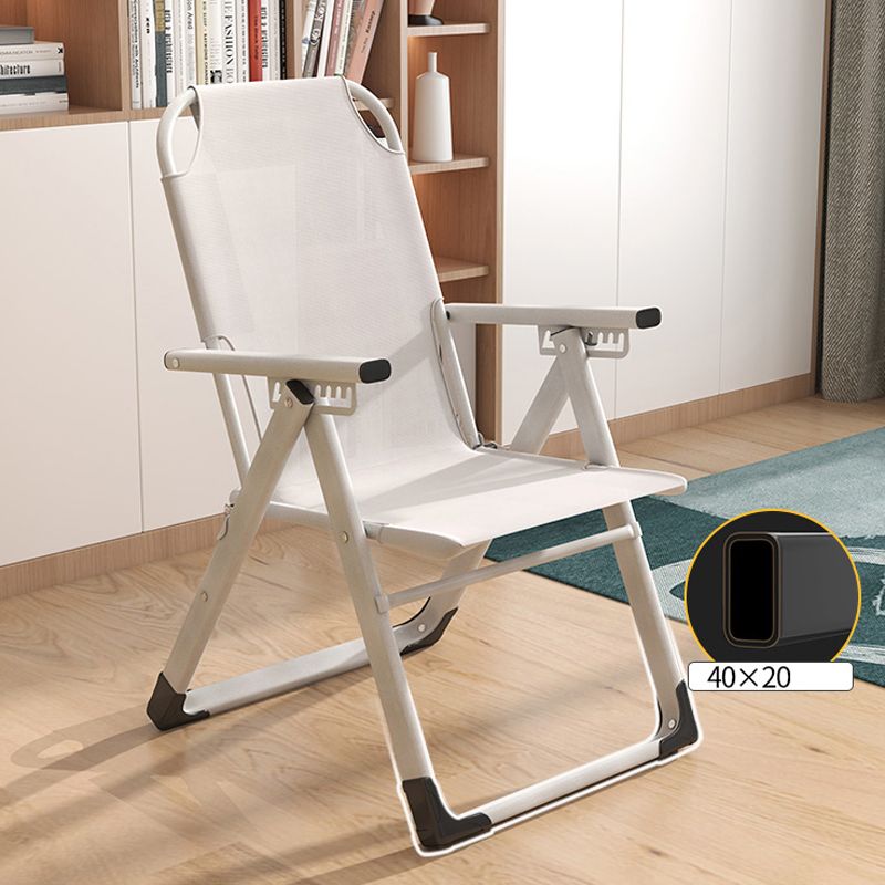 Metal Standard Recliner Solid Color Living Room Foldable Seat