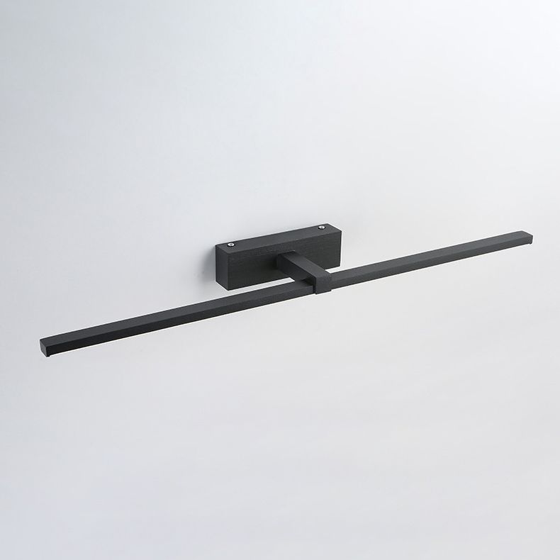 Metal Linear Shade Wall Sconce in Modern Concise Style Acrylic Mirror Wall Lighting