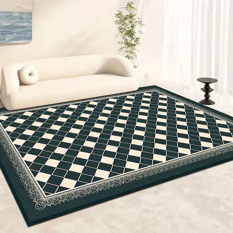 Postmodern tapijt, polyester, kleurrijk binnentapijt, antislip rugtapijt voor woondecoratie
