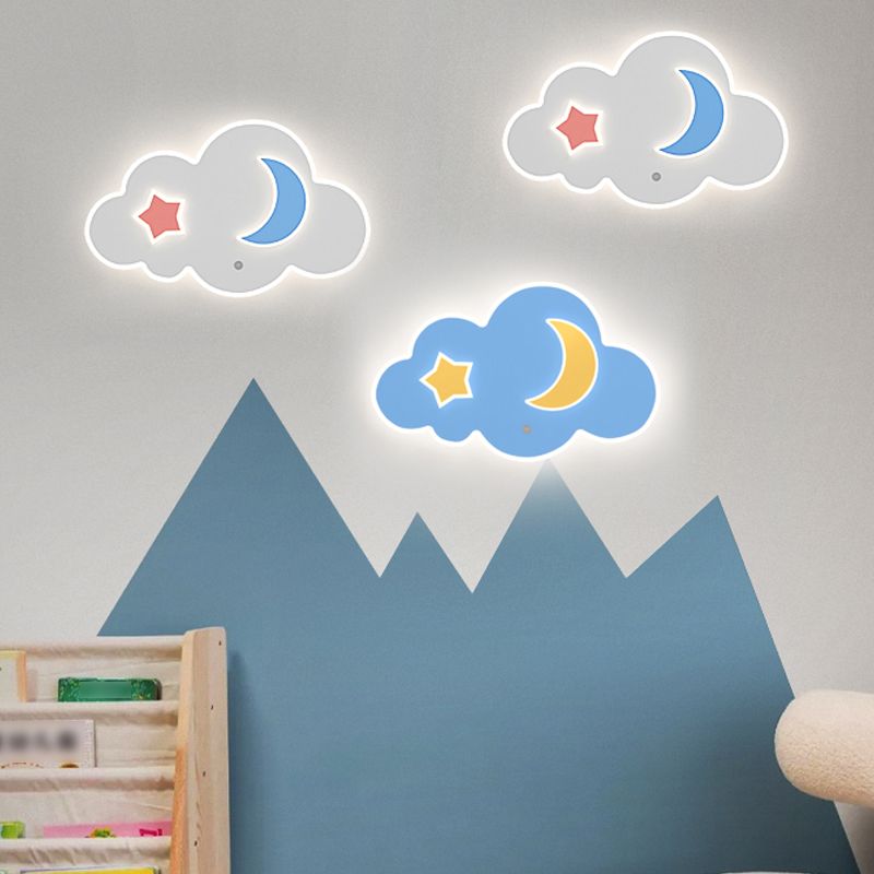 3 Lights Geometric Wall Mounted Lamps Modern Style Metal Wall Lamps