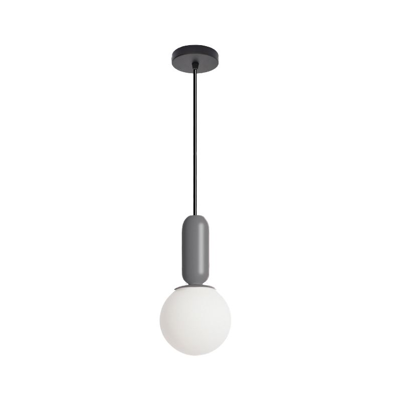 Nordic Elemy Bare Bulbe Pendant Light 1 Head Hanging Lampe for Study Room Bedroom