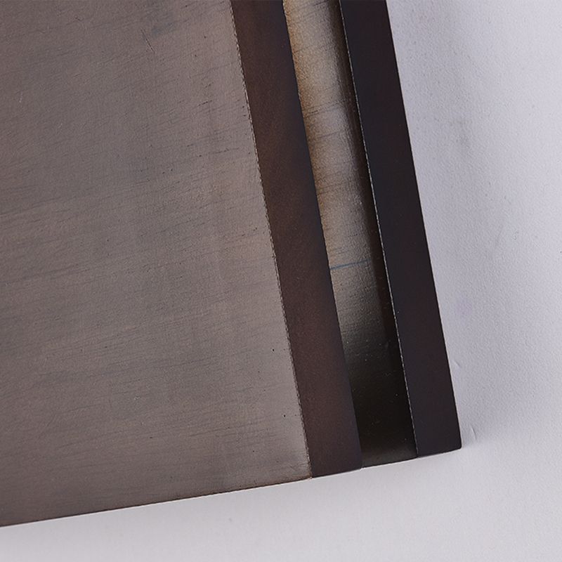 Geometría de 2 luces Diclas de pared de madera de estilo moderno para dormitorio