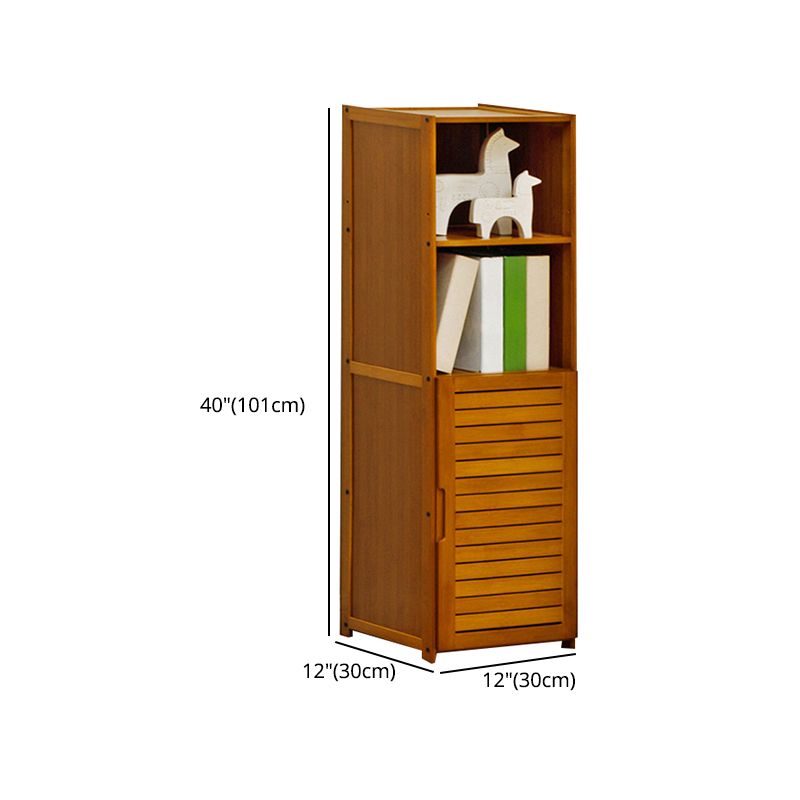 Modern Style Bookshelf Standard Closed Back Wooden Bookcase for Home