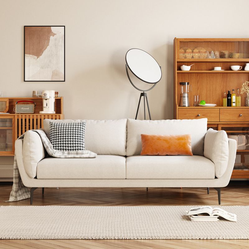 Sofa Chaise for Apartment Flared Arm Sofa for  Home Living Room