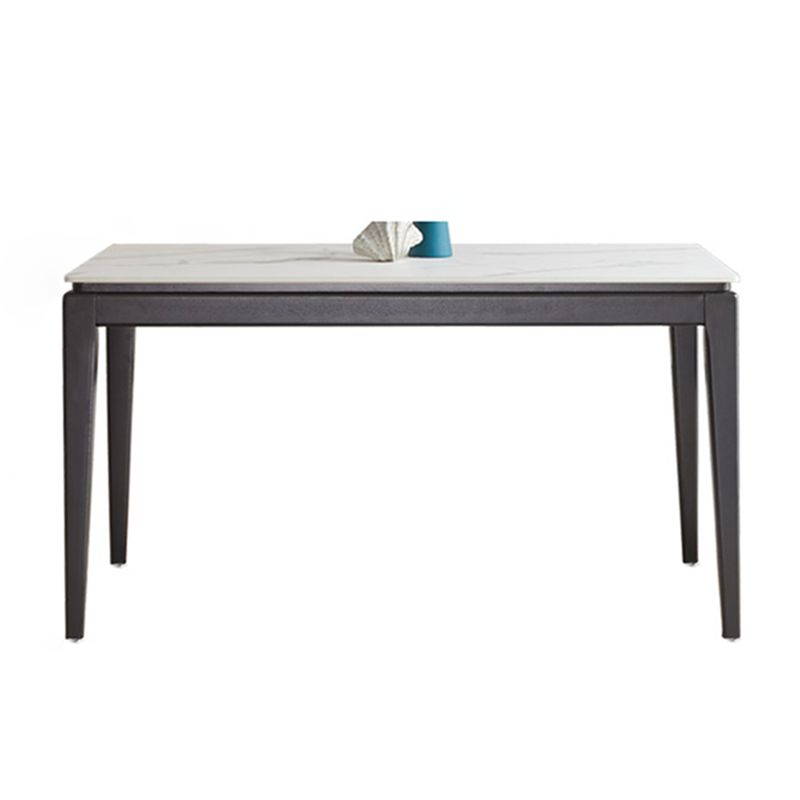 Sintered Stone Top Rectangle Table for Restaurant Kitchen Table with 4 Legs