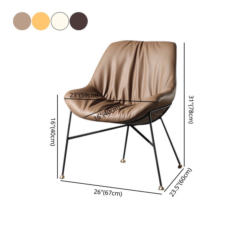 El cuero de la PU del diseño contemporáneo que cena la silla sólida sin brazos de la parte posterior de las sillas