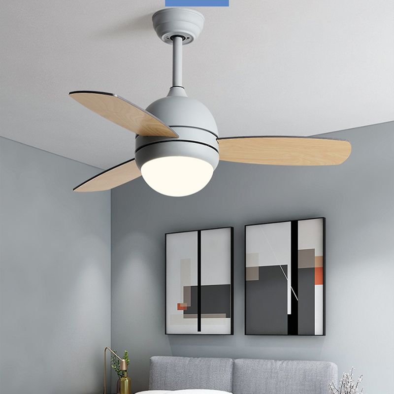 1-Light Ceiling Fan Lighting Modern Style Metal Ceiling Fan Lighting for Children's Room