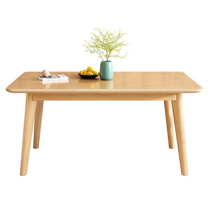 Contemporary Style Dining Room Set with Solid Wood Dining Table and Chairs