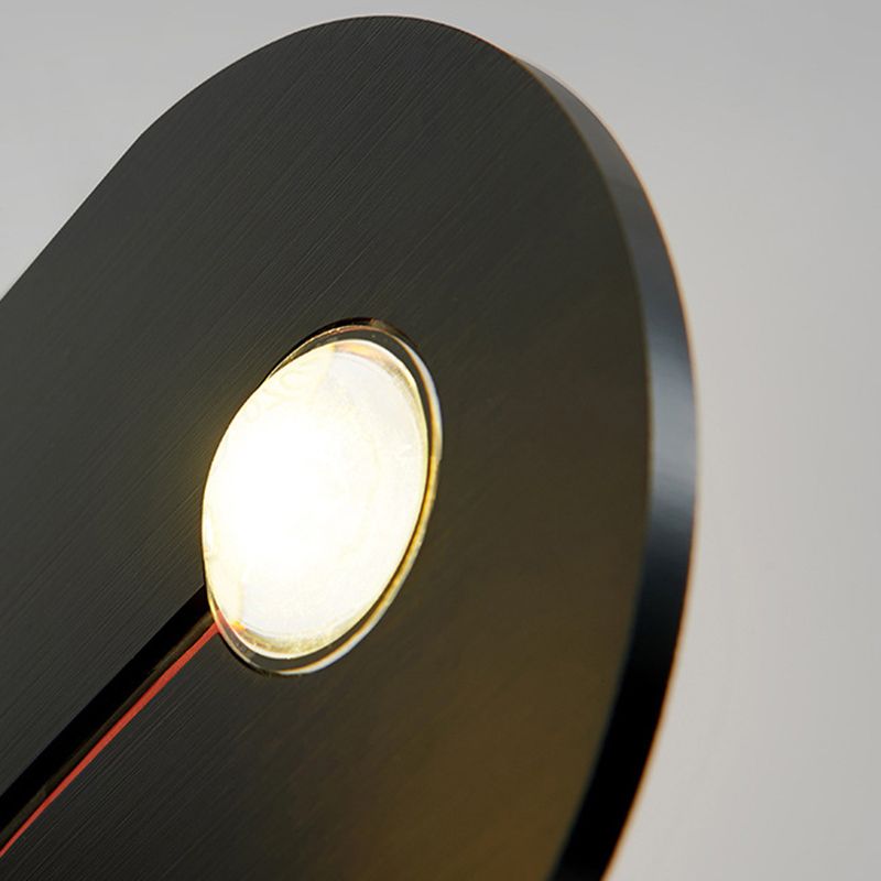 Contemporary Single Black/White Wall Mounted Sconce LED Metal Wall Light