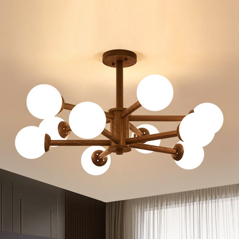 Creative Simplicity Wooden Pendant Lighting for Drawing Room Coffee Shop