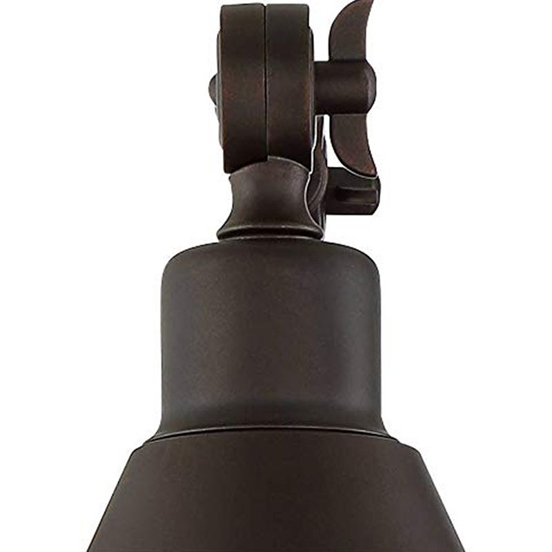 Black Modern Wall Sconce Cone Shape Wall Light with Metal Shade for Bedroom