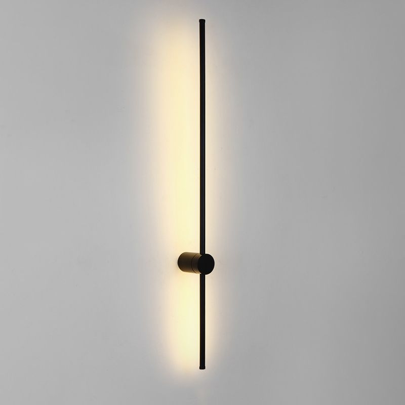 Modern Minimalist Style Linear Wall Mounted Light Fixture Metal Wall Sconces for Living Room