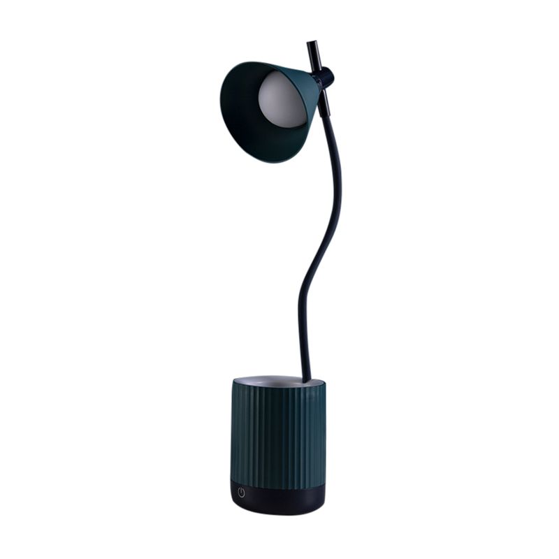 Lampada a LED LED LED a LED flessibile Macaron Plastic Kids Room Room Light con ombra e supporto per penna