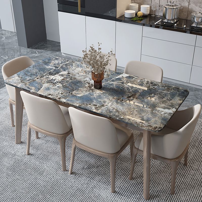 4 Legs Dining Room Table Rectangle Dinner Room Kitchen Table