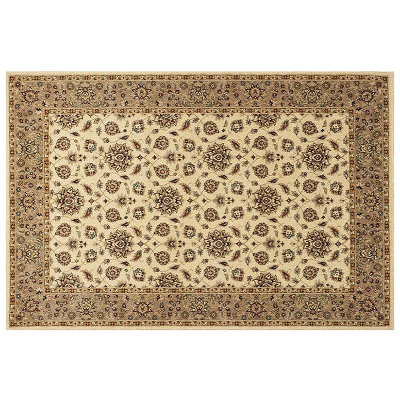 Donkere kleur shabby chic binnen tapijten polyester Europees bloemenprint tapijt Easy Care Tapijt voor huizendecoratie