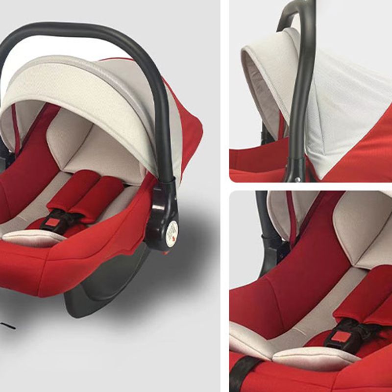 Portable Rectangle Crib Cradle Metal Moses Basket with Bedding for Baby