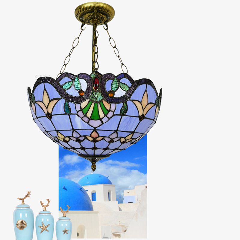 Éclairage de lustre en forme