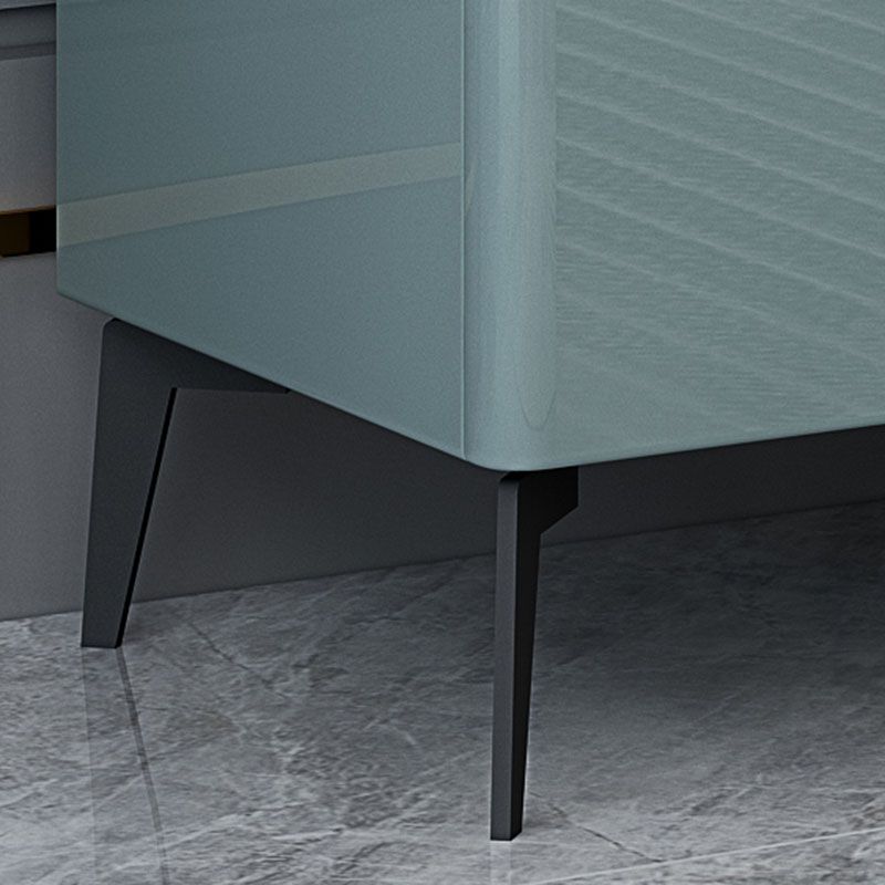 Glam Wooden 16" Wide Storage Chest Bedroom Chest with Drawers