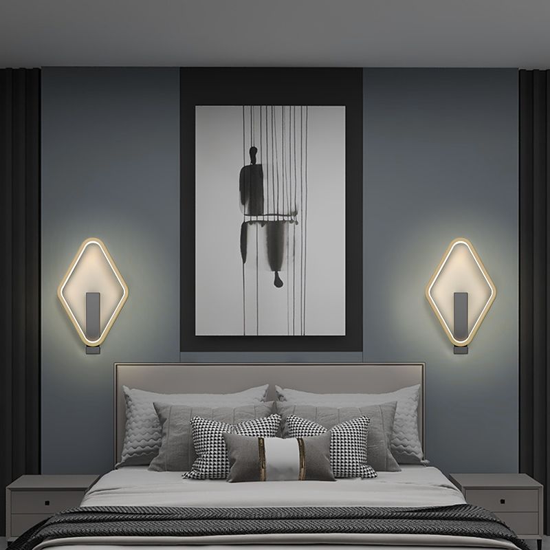 Geometrieform Wandmontage Lichter moderne Metallwandleuchten im Stil von Metall