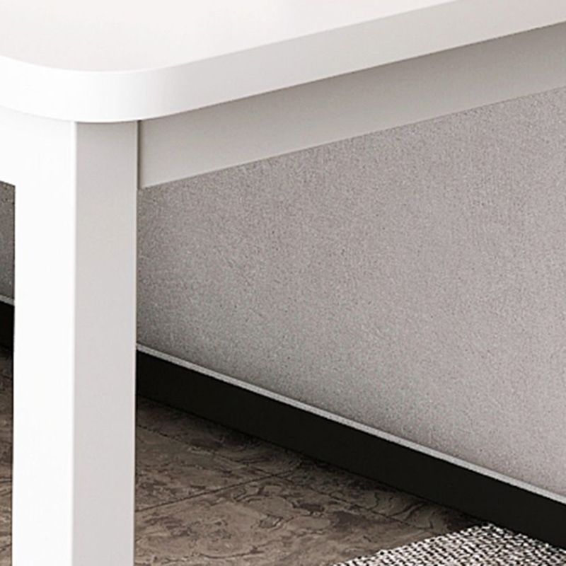 Contemporary Pub Table with Metal Frame Matte Finish Faux Wood Top Bar Table