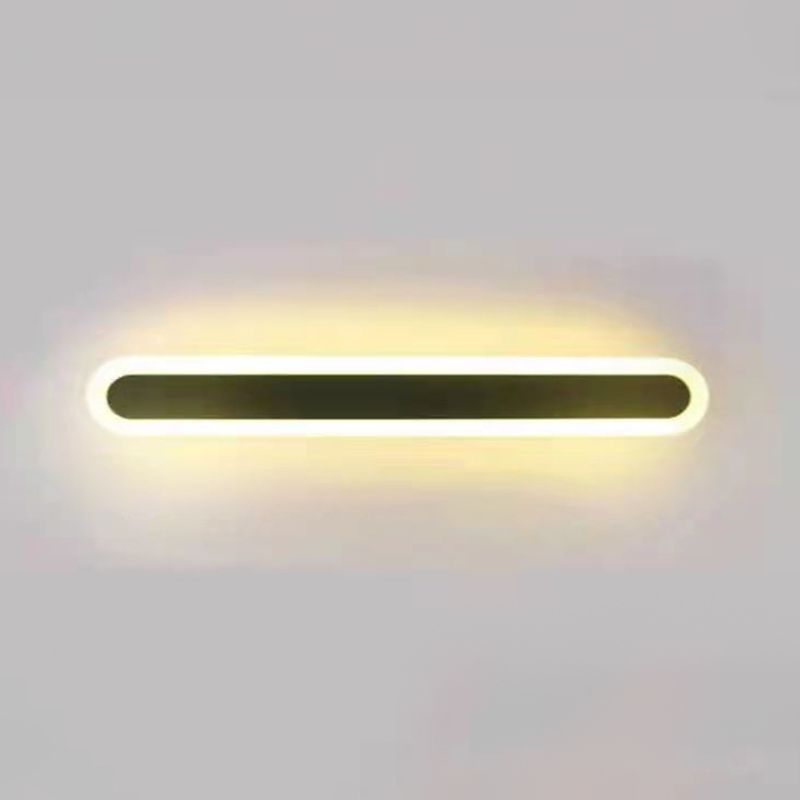Zeitgenössischer Stil lineare Leuchtenleuchten Metal 1 Light LED -Wandleuchten