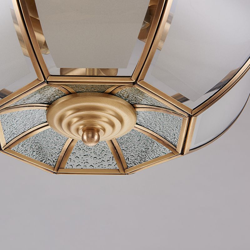 American Colonial Ceiling Light Multi Lights Close to Ceiling Lamp for Bedroom