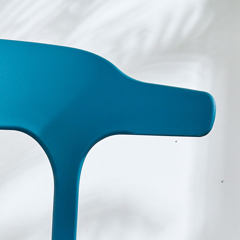 Plastique moderne Open Doss Dining Claid 30 "H Chaise de salle à manger pour chambre de restaurant