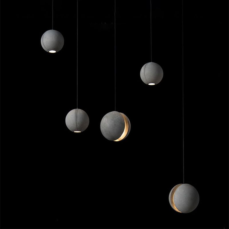 Moderne Moon Planeet Shade Hanging Light Resin 1 lichte hanglamp voor woonkamer