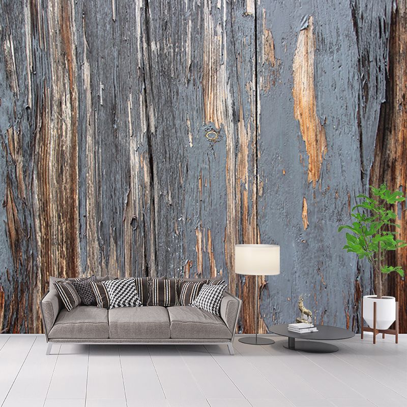 Horizontal Photography Wood Grain Mural Eco-friendly Wallpaper for Home Decor