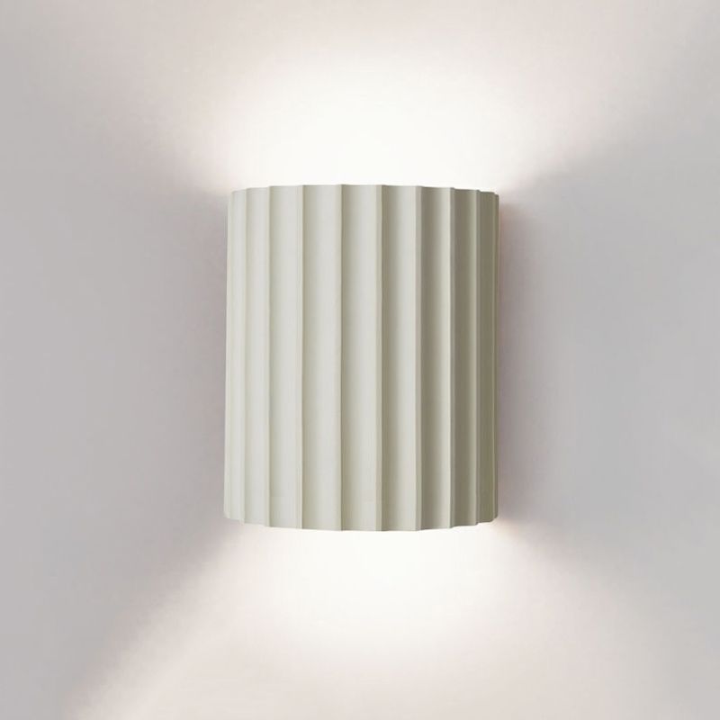 Contemporary Polish Finish Lighting Flush Mount Wall Light for Living Room