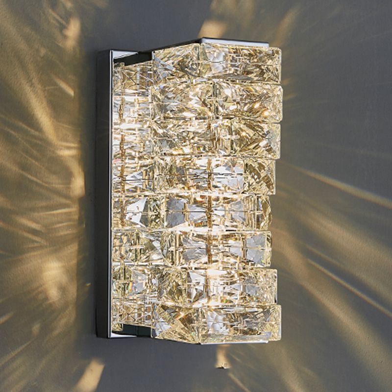 Geometrische Wandlampen moderner Kristallwandleuchten für Wohnzimmer