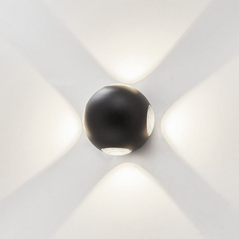 Moderne Stil Ball Wandbeleuchtung Metall Multi -Lichter Wandscheibe Jung