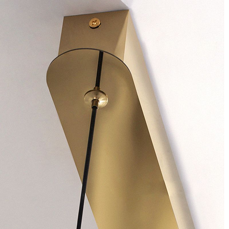 Acrylic Island Chandelier Lights Modern Style Metal Hanging Light Fixture for Dining Room