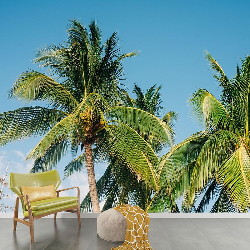 Mildew Resistant Tropical Palm Mural Wallpaper Photography Wall Covering