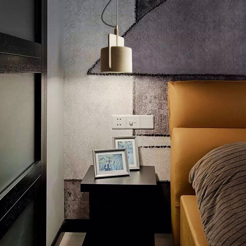 Lámpara colgante de cemento creativo Luz colgante de simplicidad moderna para sala de estar