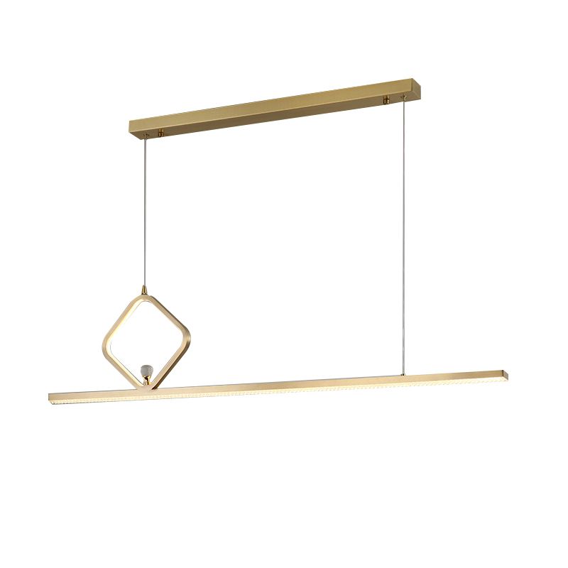 Metal Island Pendant Lights Modern Island Pendant Lighting in Gold
