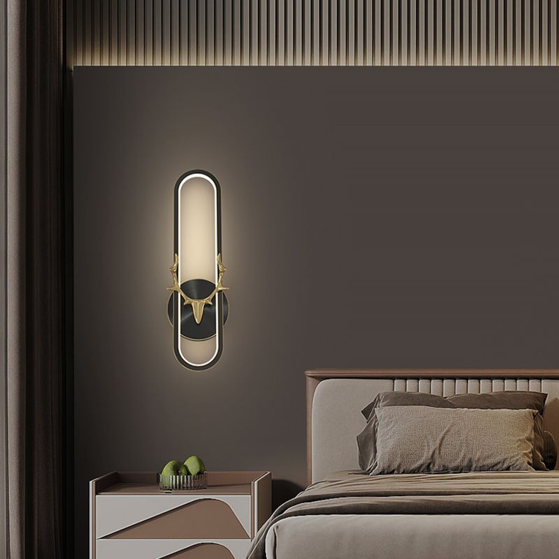Brass Geometric Wall Light Nordic Style LED Wall Sconce for Living Room