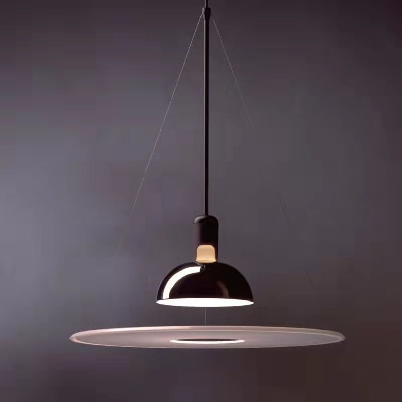 Postmoderne stijl UFO -vorm hangend licht metaal 1 lichte hanglamp voor eetkamer