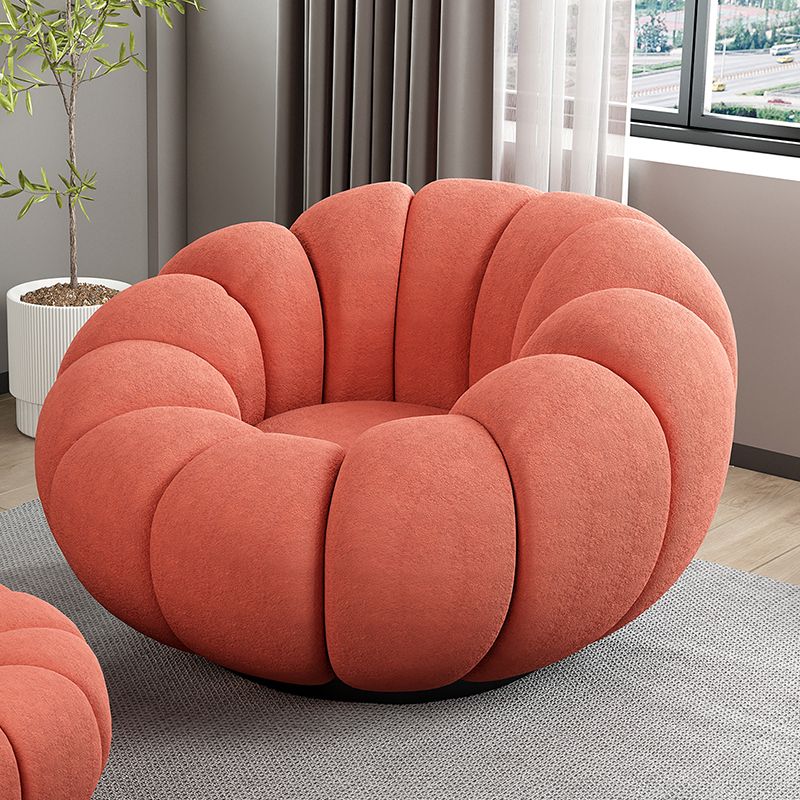 Contemporary Swivel Armless Cushion Back Living Room Parsons Chair