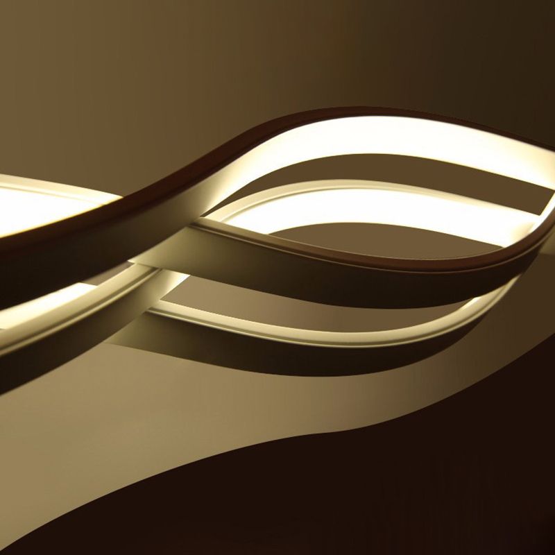 Nordischer Anhänger leichte moderne LED -Streifenform