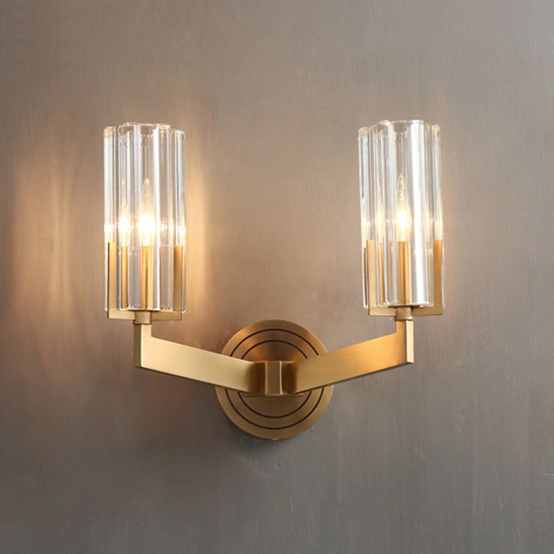 Post-Modern Wall Light Sconces Copper Wall Light Fixture in Gold