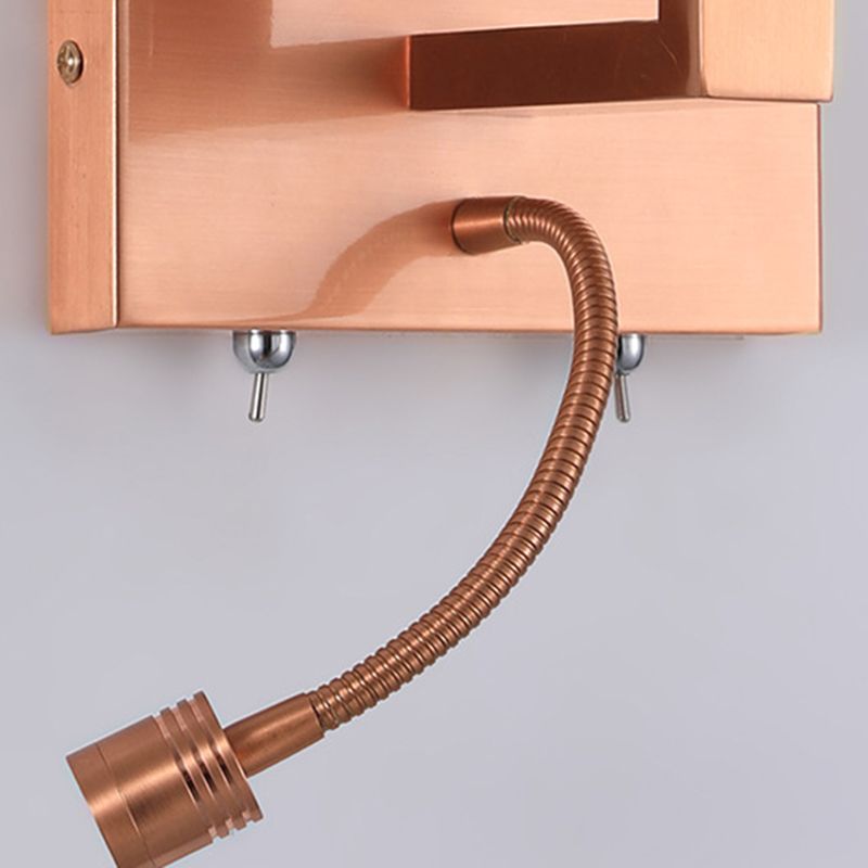 Cylinder Wall Lighting Modern Creative Fabric Wall Sconces in Gold