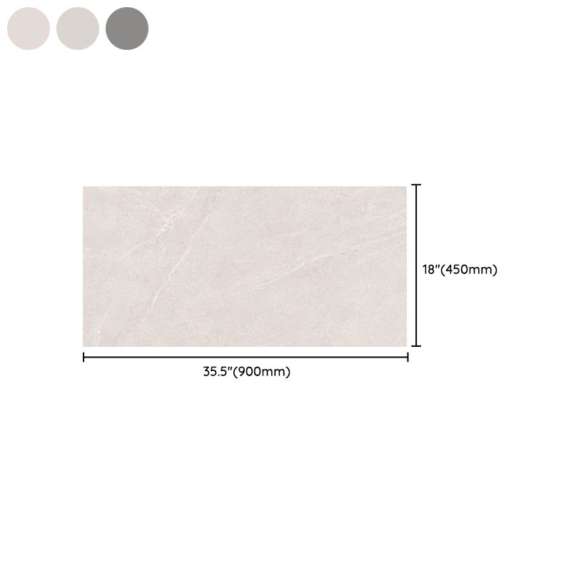 Contemporary Rectangle Tile Porcelain Frosted Floor and Wall Tile