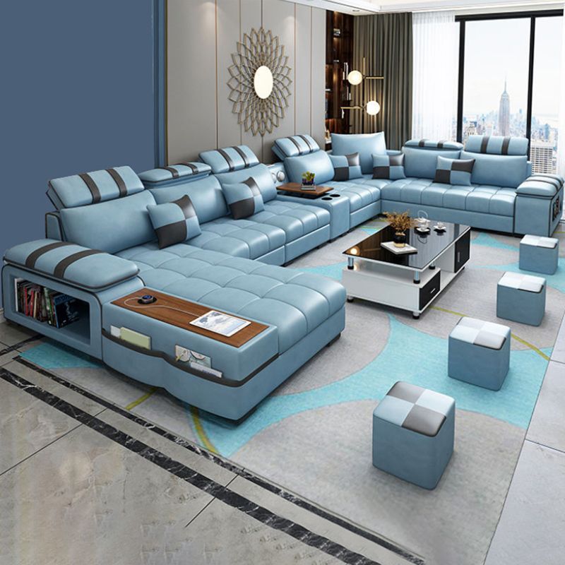 Pillow Top Arm Mondern Contemporary Furniture Sectionals for Living Room