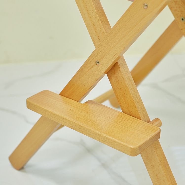 Industrial Backrest Arm Counter Stool Solid Wood Bar Stool with Canvas Cushion