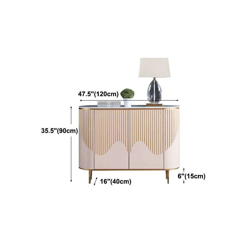 Modern Buffet Sideboard with Engineered Wood Drawers Cabinets and Storage for Dining Room
