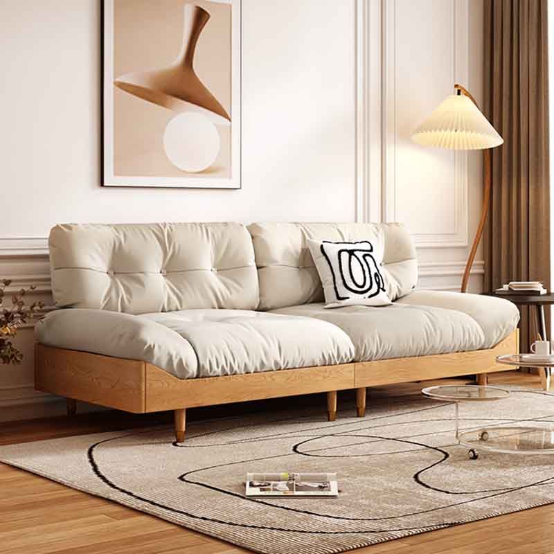 Canapé moderne tufté sans bras 35 "w canapé arrière lâche pour le salon