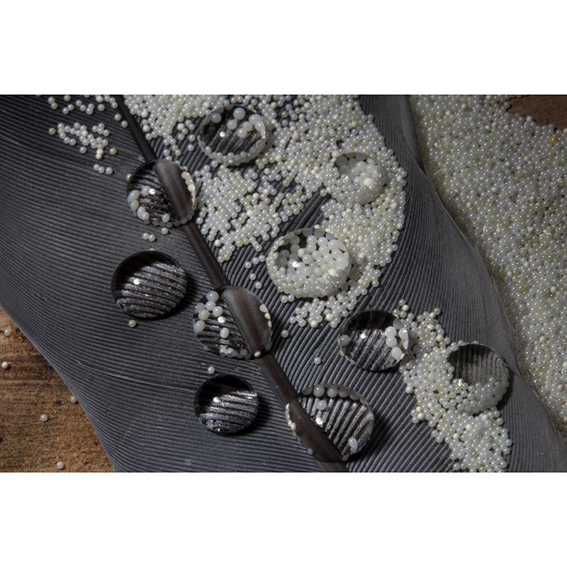 Customized Bird Feather Wall Mural Modern Mildew Resistant Wall Decor