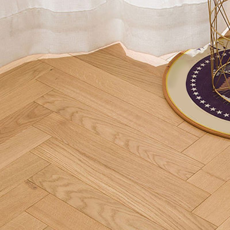 Beige Oak Laminate Plank Flooring Scratch Resistant Click Lock Laminate Floor